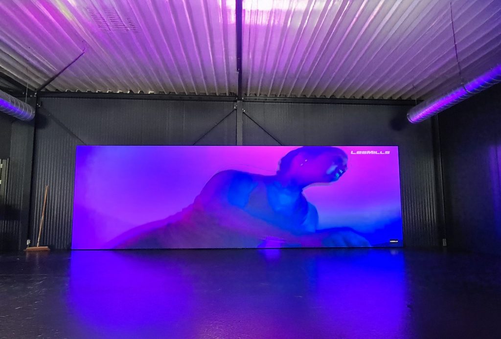 LED wall sportschool