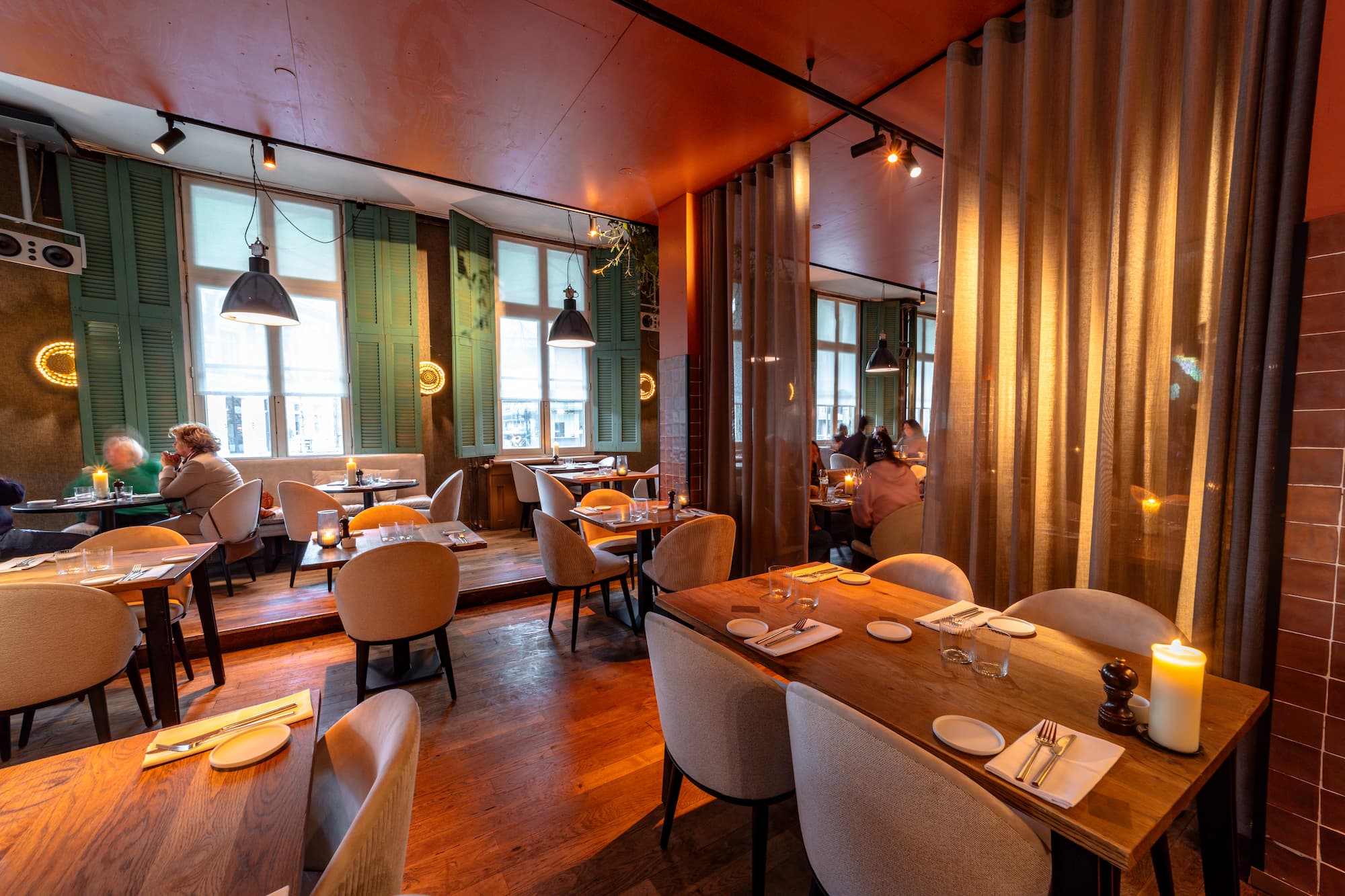 Binnen Interieur restaurant Barlucca