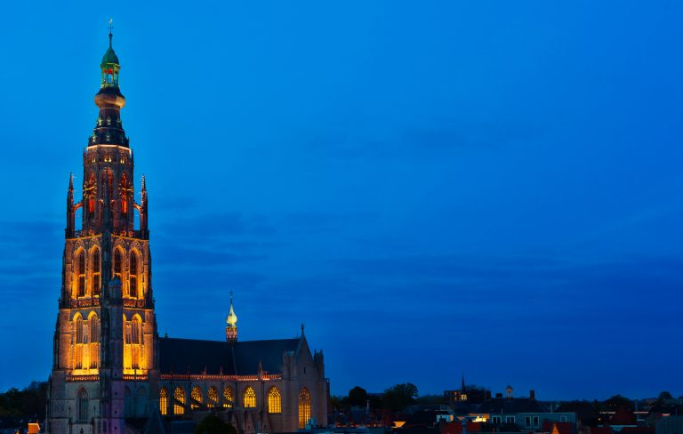 Gebouw verlichten