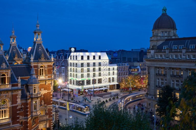 Gebouw verlichten